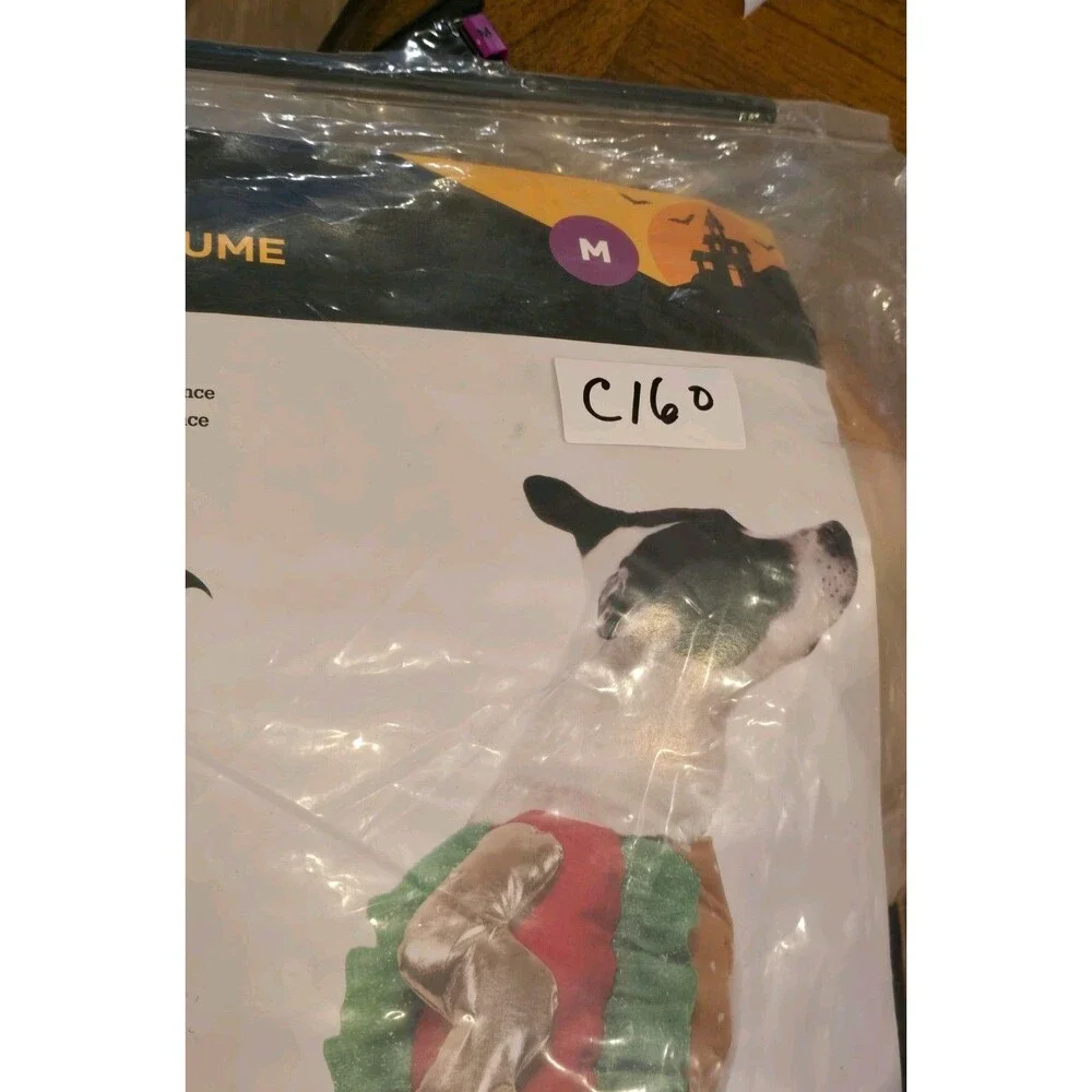 New Vibrant Life Hot Dog Costume Dog Medium 20–50 lb Halloween Funny New C160